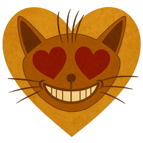 Heart cat